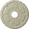 Ekena Millwork Kendall Train Station Medallion (Canopies up to 3 7/8"), 18 1/2"OD x 3 7/8"ID x 1"P, Clear Yellow CM18KDCYF - alternate 1